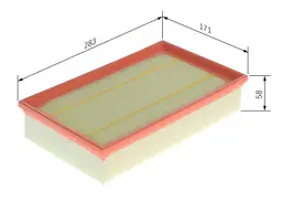 Mercedes W124 E 220 M111 Hava Filtresi | BOSCH 1457433607