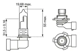 BMW E39 5 Serisi Uzun Huzmeli Far Ampulü | BOSCH 1987301062