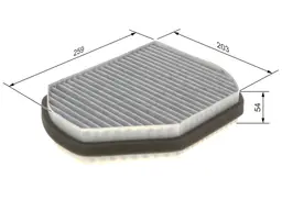Mercedes W202 C 200T-Modell M111 Alerjik Polen Filtresi | BOSCH 1987432301