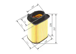 Mercedes W213 E 350e M274 Hava Filtresi | BOSCH F026400480
