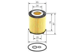 Mercedes W176 A 250 Sport M270 Yağ Filtresi | BOSCH F026407166
