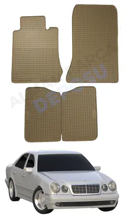 Mercedes  E Serisi W210 1996-2002 Lastik Paspas Bej Koku Yapmaz Orijinal Kesim Schönek