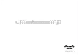 BMW X1 Serisi E84 Fren Hortumu Arka | CORTECO 19036613
