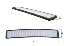 BMW 3 Serisi E46/5 325 ti compact M52 Polen Filtresi | MAHLE LA102