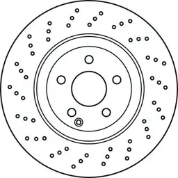 Mercedes S Serisi W221 S 400 HYBRID M272 Ön Fren Diski | TRW DF6077S