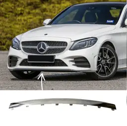 Mercedes C Serisi W205 Tampon Nikelajı Ön | CARTEK TPMRD0101