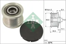 BMW 3 Serisi E46 318 i Alternatör Kasnağı | INA 535 0075 10_8