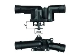 BMW 3 Serisi E36 M44 Termostat | MAHLE TI 24 95