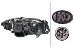 BMW 5 Serisi F10 Far Bi-Xenon Sol | HELLA 1EL 011 087-711