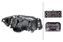 BMW 5 Serisi F10 Far LED Sol | HELLA 1EX 011 072-911