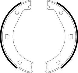 BMW 3 Serisi E36 El Freni Pabuç Seti | HELLA 8DA 355 050-311