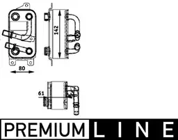 BMW 7 Serisi E65 N62 Otomatik Şanzıman Yağ Soğutucusu | MAHLE CLC 43 000P