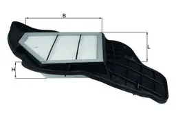 BMW X6 Serisi E71 N63 Hava Filtresi | MAHLE LX 1684/5