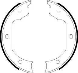 BMW X6 Serisi E71 El Freni Pabuç Seti | HELLA 8DA 355 050-471