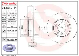 BMW 3 Serisi E36 316 g Ön Fren Diski | BREMBO 08535914