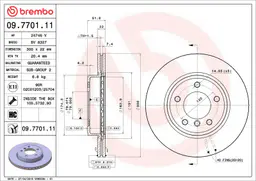 BMW 3 Serisi E46 318 i Ön Fren Diski Havalandırmalı | BREMBO 09770111