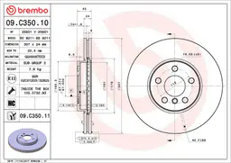 BMW X1 U11 sDrive 20 d Mild-Hybrid Ön Fren Diski Havalandırmalı | BREMBO 09C35011