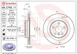 BMW 1 Serisi F40 116 d Arka Fren Diski Havalandırmalı | BREMBO 09C74311