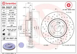 Mercedes C Serisi W205 C 200 EQ Boost Ön Fren Diski Havalandırmalı | BREMBO 09D52723