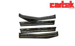 BMW 3 Serisi E46 Set Kapı Eşik Bakaliti M3 Logolu 1998-04 Siyah | CARTEK TPBMWALM47