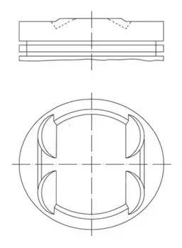 Mercedes E Serisi W210 M112 Piston 90.15mm 025 | MAHLE 001 34 01