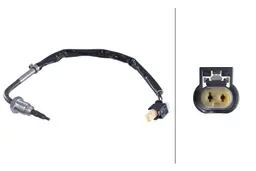 Mercedes C Serisi W205 OM651 Egzoz Gazı Sıcaklık Sensörü | HELLA 6PT 358 284-211