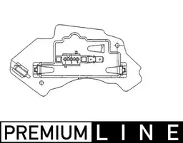 Mercedes E Serisi W210 OM604 Kalorifer Rezistansı | MAHLE ABR 28 000P