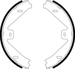Mercedes E Serisi W212 El Freni Pabuç Seti | HELLA 8DA 355 050-081