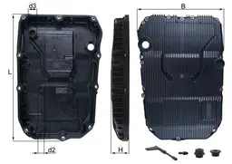 Mercedes C Serisi W205 M264 Otomatik Şanzıman Yağ Filtresi | MAHLE HX 196KIT