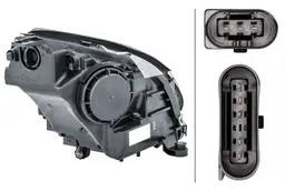Mercedes R Serisi W251 Far Halojen Sol | HELLA 1EL 263 037-011