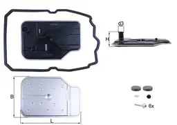 Mercedes E Serisi W212 M157 Otomatik Şanzıman Yağ Filtresi Contalı | MAHLE HX 230KIT