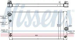 BMW 7 Serisi F01 2009-2015 N54 Su Radyatörü | NISSENS 60775
