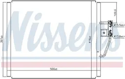 BMW 5 Serisi E39 1996-2003 Klima Radyatörü | NISSENS 94529