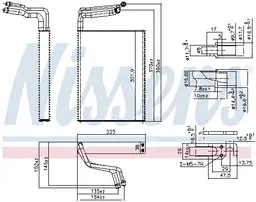 BMW 4 Serisi F32 2013-2018 Evaporatör | NISSENS 92361