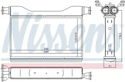 BMW 5 Serisi F07 2008-2017 N47 Kalorifer Radyatörü | NISSENS 70528