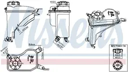 BMW X1 Serisi E84 2009-2015 N43 Radyatör Su Deposu | NISSENS 996268