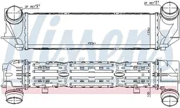 BMW 5 Serisi F10 2009-2016 N20 İnterkol Radyatörü | NISSENS 96322