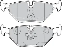 BMW 3 Serisi E46 1997-2006 Fren Balatası Arka | VALEO 670753