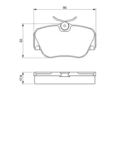 BMW 3 Serisi E30 1988-1991 Fren Balatası Ön | BOSCH 0986494058