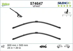 BMW X5 Serisi E70 Silecek Süpürgesi | VALEO 574647