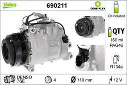 BMW 5 Serisi F10 N57 Klima Kompresörü | VALEO 690211