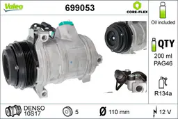 BMW X5 Serisi E53 M57 Klima Kompresörü | VALEO 699053