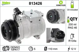 BMW 3 Serisi E36 M52 Klima Kompresörü | VALEO 813426