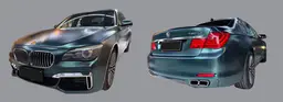 BMW 7 Serisi F01 2009-2015 Gövde Kiti Ön:F.Yık-lı, PDCli, <OO-OO> Egz.Uçlu Arka Difüzör, Panj-lu -M-Tech- 750i 2008-12 | WENDER BA0012109