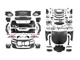 BMW 7 Serisi F01 2009-2015 Komple Gövde Kiti [DONUSUM => G70] <O-O> Egz.Çıkışlı, Panj-lu, Kaput/Çamurluk/Bagaj Kap., Far/Stop -///M-Sport- 2008-12 | WENDER BA0012212