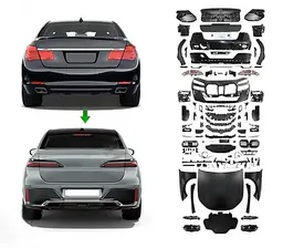 BMW 7 Serisi F01 2009-2015 Komple Gövde Kiti [DONUSUM => G70] <O-O> Egz.Çıkışlı, Panj-lu, Kaput/Çamurluk/Bagaj Kap., Far/Stop -///M-Sport- 2008-12 | WENDER BA0012212