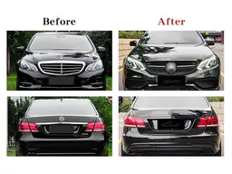Mercedes E Serisi W212 2009-2016 Gövde Kiti Park Sensörlü: Ön ve Arka, Dörtlü Egzoz Çıkışlı Egzoz Uçlu, Marşpiyelli | WENDER MA2122102