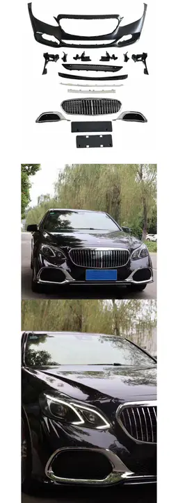 Mercedes E Serisi W212 2009-2016 Gövde Kiti Çift Egzoz Çıkışlı (Tek+Tek) Egzoz Uçlu, Panjururlu | WENDER MA2122109