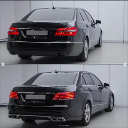 Mercedes E Serisi W212 2009-2016 Komple Gövde Kiti [2009-12 DONUSUM => 2013-16] Park Sensörlü: Ön ve Arka, Dörtlü Egzoz Çıkışlı Egzoz Uçlu, Marşpiyelli, Panjururlu, Kaput/Çamurluk, Far/Stop | WENDER MA2122201