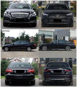 Mercedes E Serisi W212 2009-2016 Komple Gövde Kiti [2009-12 DONUSUM => W213] Park Sensörlü: Ön, Çift Egzoz Çıkışlı (Tek+Tek) Egzoz Uçlu, Marşpiyelli, Panjururlu, Kaput/Çamurluk/Bagaj Kap., Aynalar, Far/Stop | WENDER MA2122203